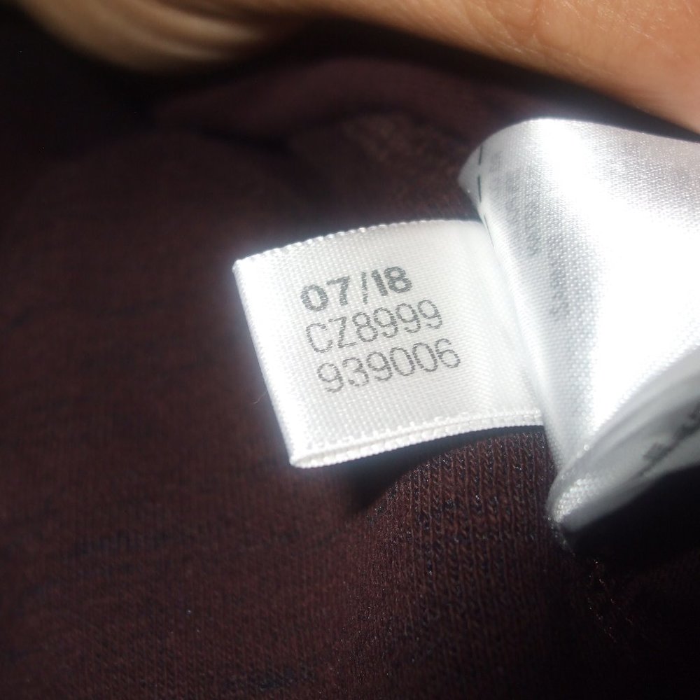 Adidas Stella McCartney Jacket Asymmetrical Burgundy Plum Heartracer Cross-fit - Picture 10 of 16